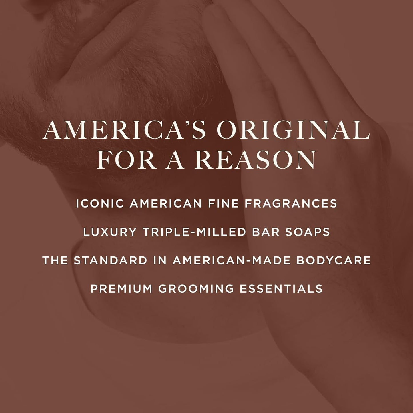 Caswell-Massey Number Six Natural Bar Soap for Men, Moisturizing Body Soap Bar for All Skin Types, Made with Essential Oils & Plant-Based Formula for Soft Skin, Made in USA, 5.8 oz