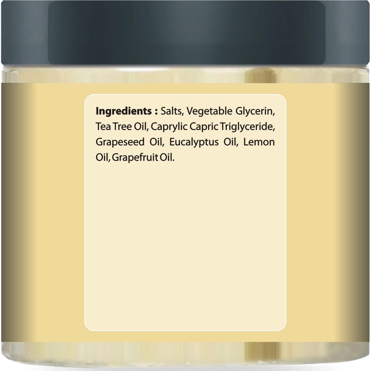 First Botany 100% Natural Tea Tree Oil Body & Foot Scrub with Salt - Best for Acne, Dandruff and Warts, Corns, Calluses, Athlete foot, Jock Itch & Body Odor