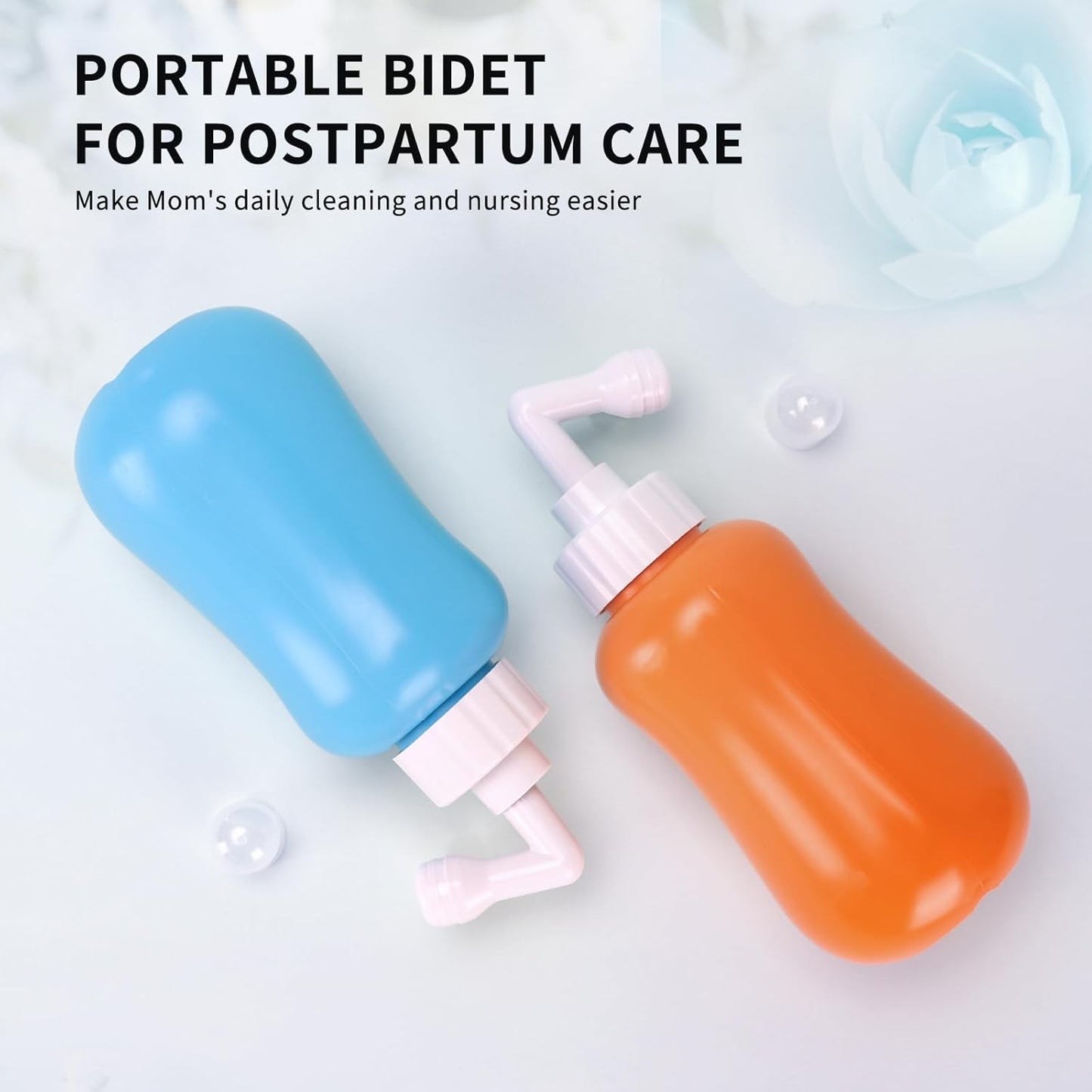 2 Pack Peri Bottle for Postpartum Care, Perineal Recovery and Cleansing After Birth, Personal Hygiene Bidet, 12.7OZ