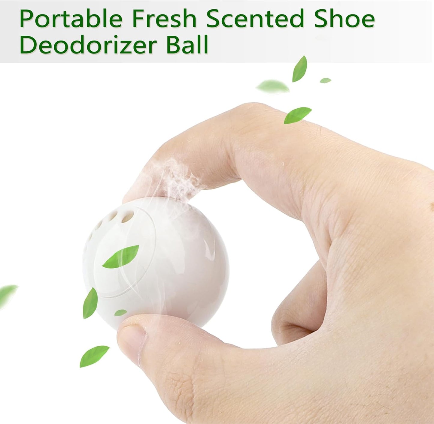 Knixmax Sneaker Deodorizer Shoe Freshener Balls, Boot Odor Eater Deodorizing Ball Sneaker Deodorants, Gym Bags Lockers Car Air Fresheners, 6 Packs Cologne Golf