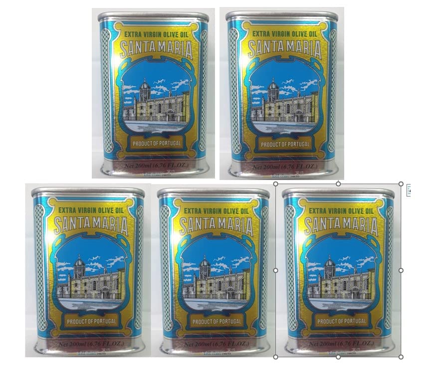 Extra Virgin Olive Oil - Santa Maria Portuguese Vintage Metal Tin - 200ml. This is a brand with almost 100 Years. (5)