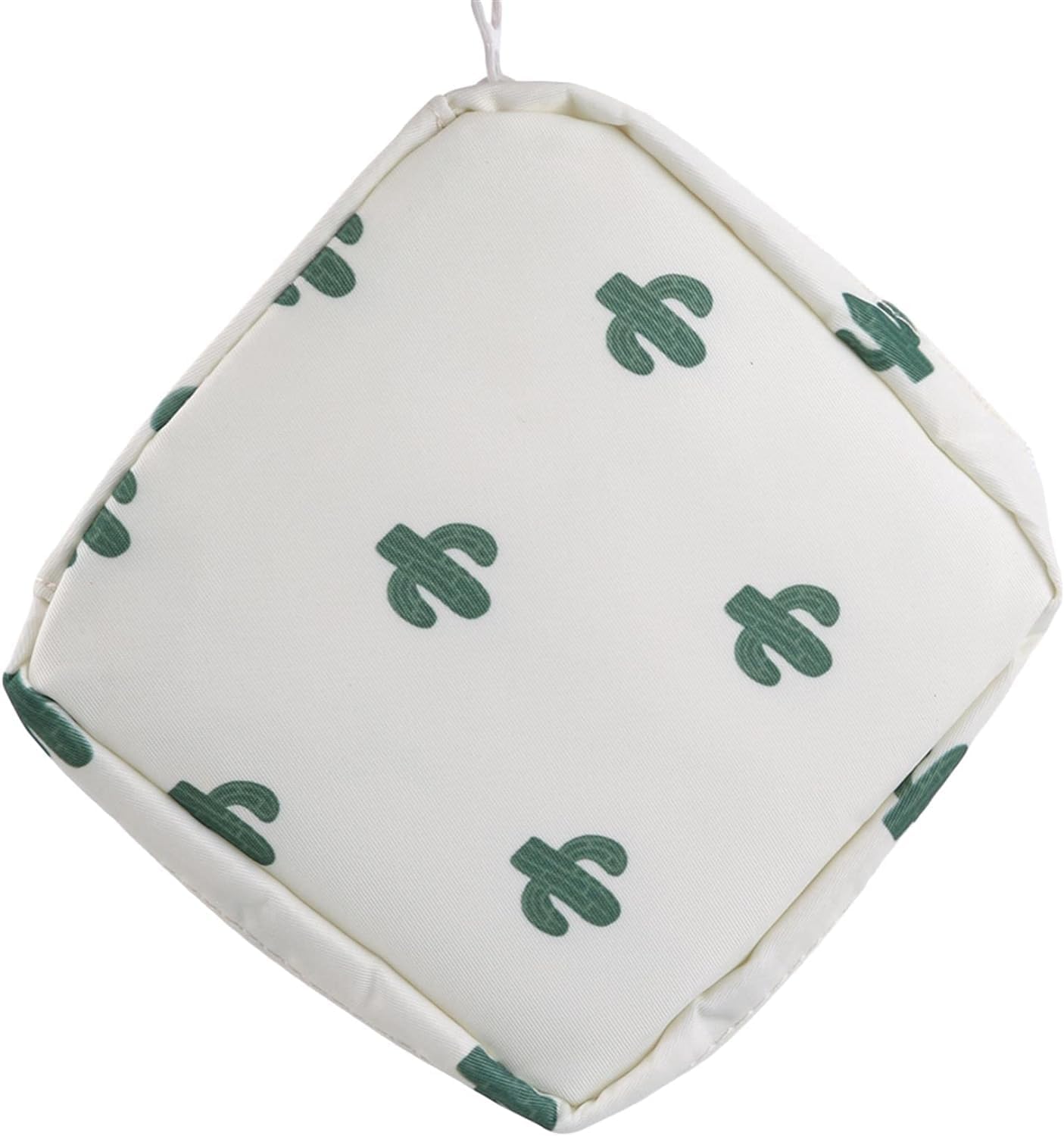 1Pc Green Cactus Sanitary Napkin Storage Bag with Colorful Print Design Portable Zipper Menstrual Pad Bag for Women Ladies Sanitary Napkins