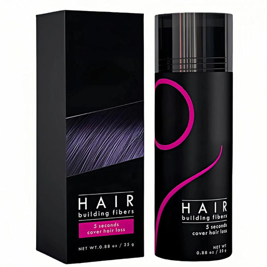 Gowwim Hair Fibers for Thinning Hair 25g Hair Building Fibers Instantly Cover Sparse Hair Areas-Bald Spots Cover up Dark Brown