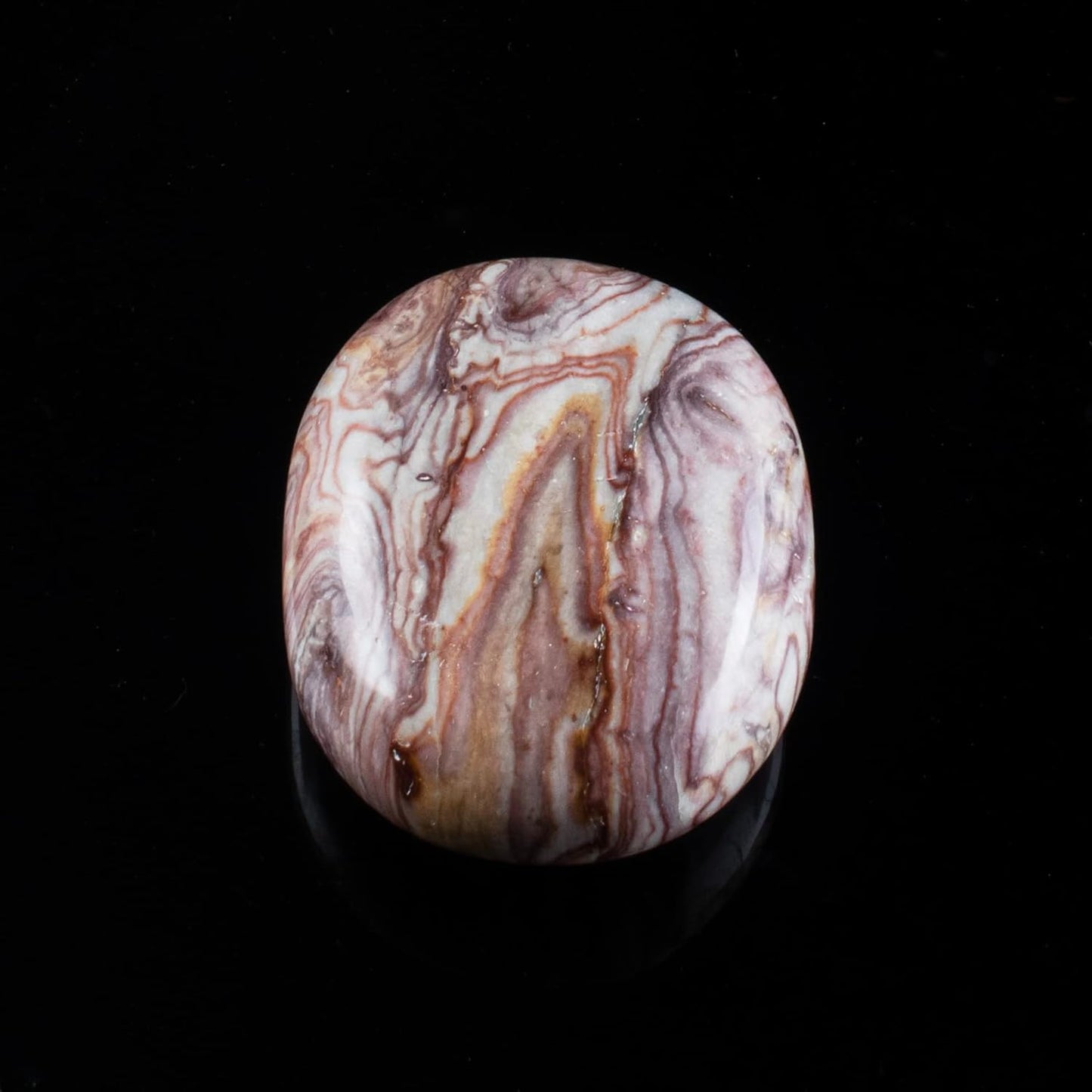 Crocon 50mm Rosetta Jasper Large Palm Stone 900+ Carats Pocket Worry Stones for Natural Chakra Balancing Reiki Healing Stones and Crystal Healing Spa Energy Crystals Gifts for Women