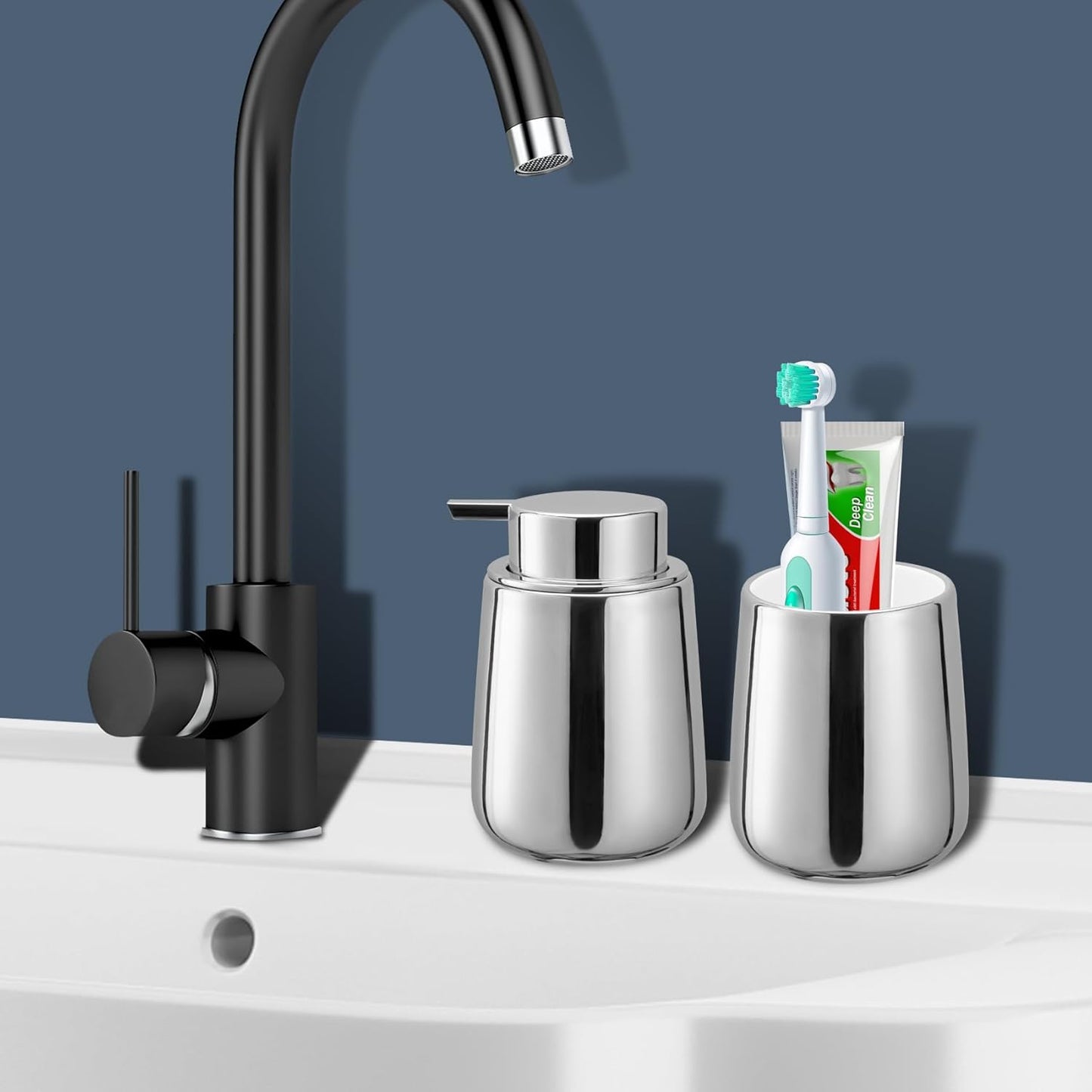 Liquid Soap Dispenser Pump 2pcsHead Replacement Spare Plastic Pump Bathroom Countertop