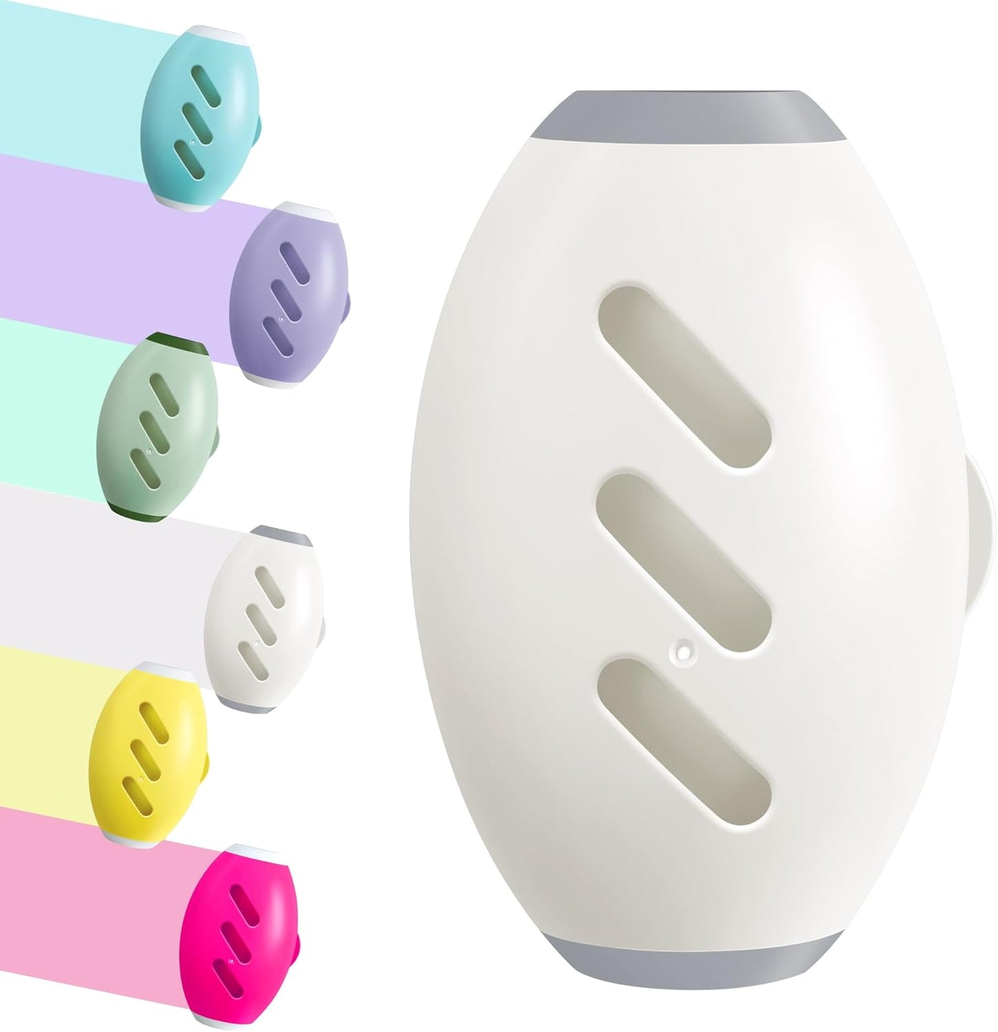 Washable Reusable Gel Lint Roller for Pet Hair，Portable Mini Dog Cat Pet Hair Remover for Clothes，Laundries ，Dust Fuzz Fur -Sticky Cleaner- Small Travel Animal Fur Removal Tool (White)