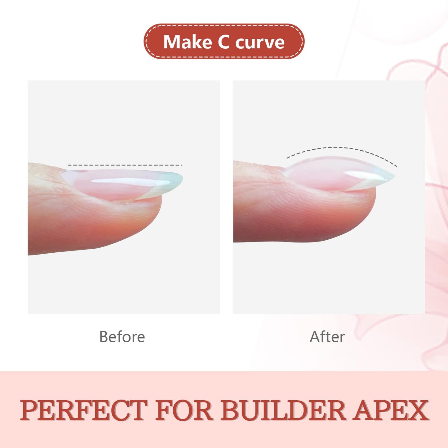 JODSONE 4 Bottles of 15 ML Capacity Builder Gel Nail Kit Building Nail for Extending Nails Need to Cured By Nail Lamp