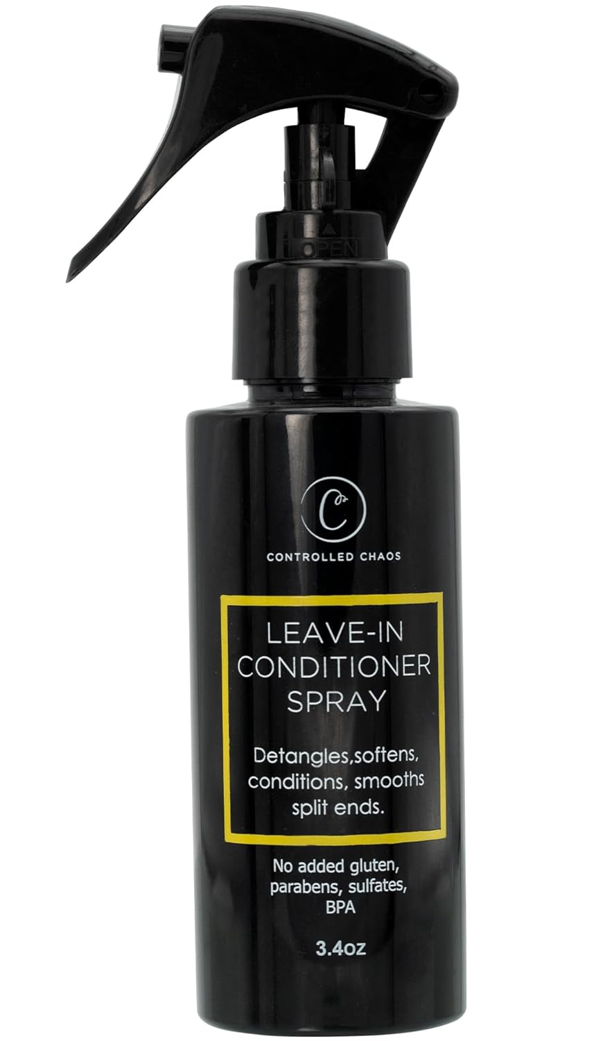 Controlled Chaos Leave-In Conditioner Spray– Anti Frizz Hair Detangler Spray for Dry Damaged Hair with Natural Watermelon & Sunflower Seed Oil & Honey – Non-Greasy, Gluten, Sulfate & Paraben Free