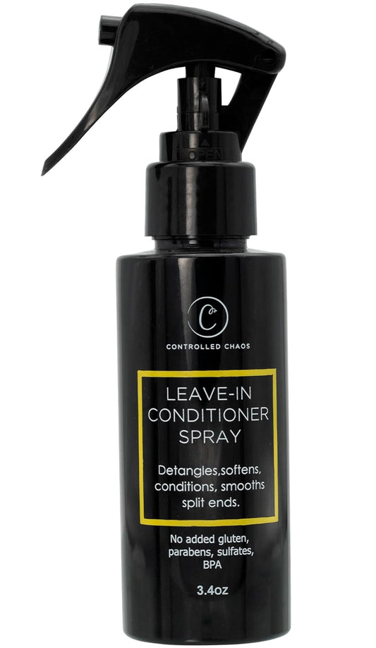 Controlled Chaos Leave-In Conditioner Spray– Anti Frizz Hair Detangler Spray for Dry Damaged Hair with Natural Watermelon & Sunflower Seed Oil & Honey – Non-Greasy, Gluten, Sulfate & Paraben Free