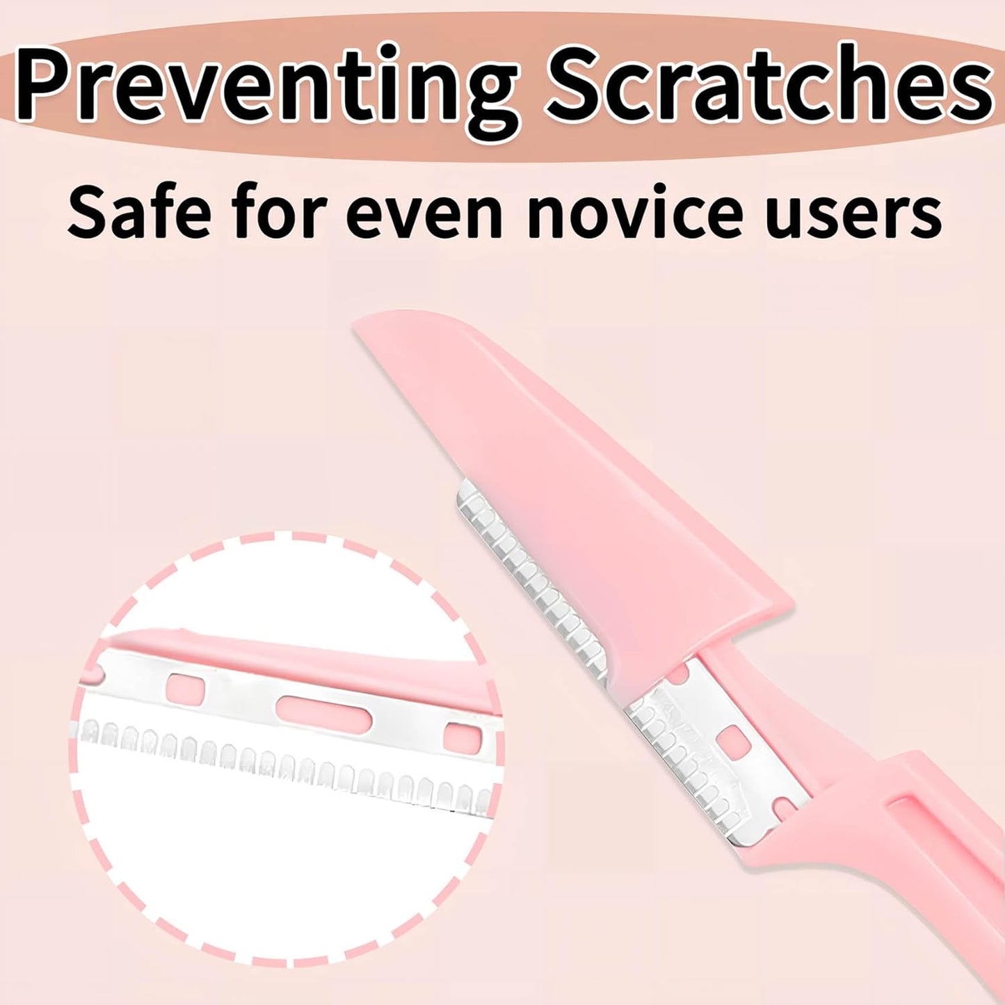 Dermaplaning Razors Tool for Women Face,3 PCS Eyebrow Razor,Facial Hair Removal for Women Sensitive Skin