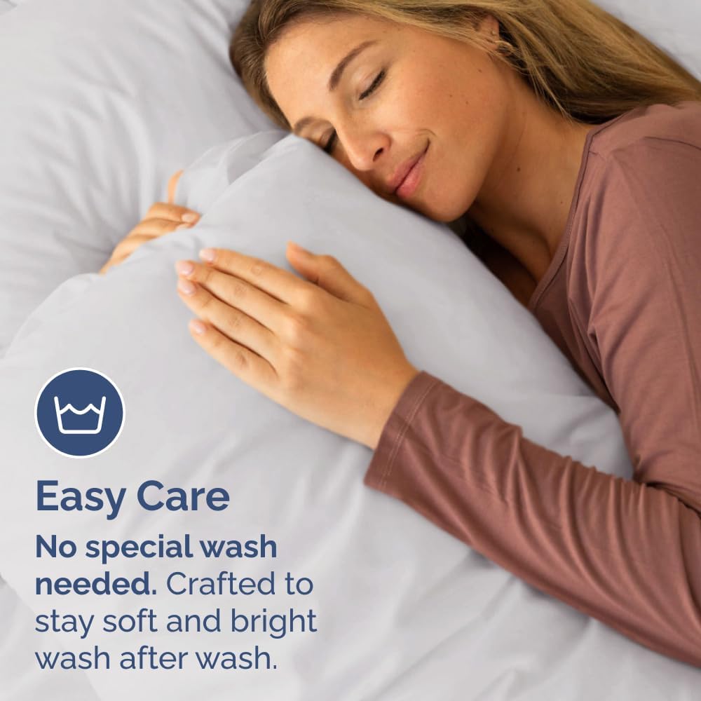 Queen Pillow Cases Set of 10 - Ultra Soft Hotel Quality Pillowcase Covers - Comfy, Cozy & Wrinkle Free - Shrink, Stain & Fade Resistant - Machine Washable Pillow Protectors - 10 Pcs Set - French Grey