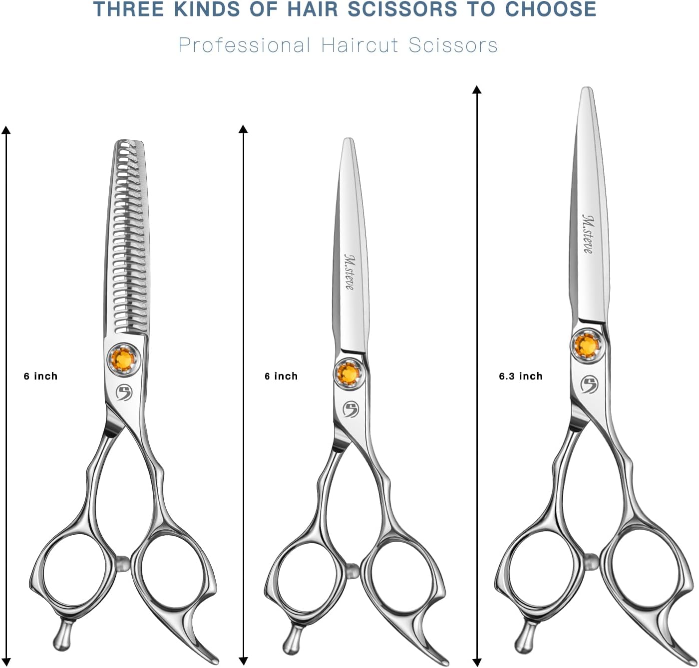 Thinning Shears for Hair Cutting 6",Left and Right Hand Professional Hair Thinning Scissors with Barber Texturizing 26 Teeth Shears,Barber Scissors for Salon/Home Use