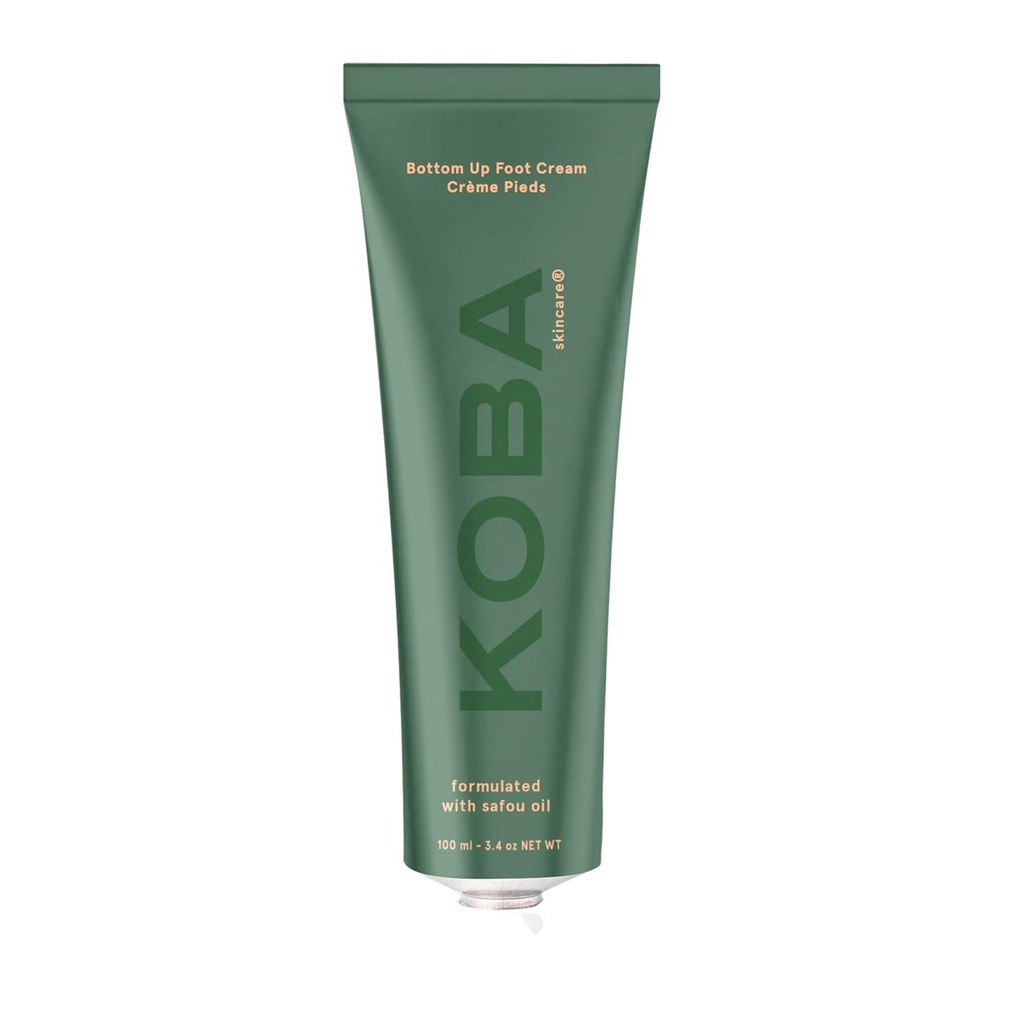 KOBA Bottom Up Foot Cream - Moisturizer for Women & Men - Hydrating - Normal to Very Dry Skin - Zesty, Woody, & Spicy Fragrance - Natural - Vegan - Shea Butter - Safou Oil - Sweet Almond Oil (100 ml)