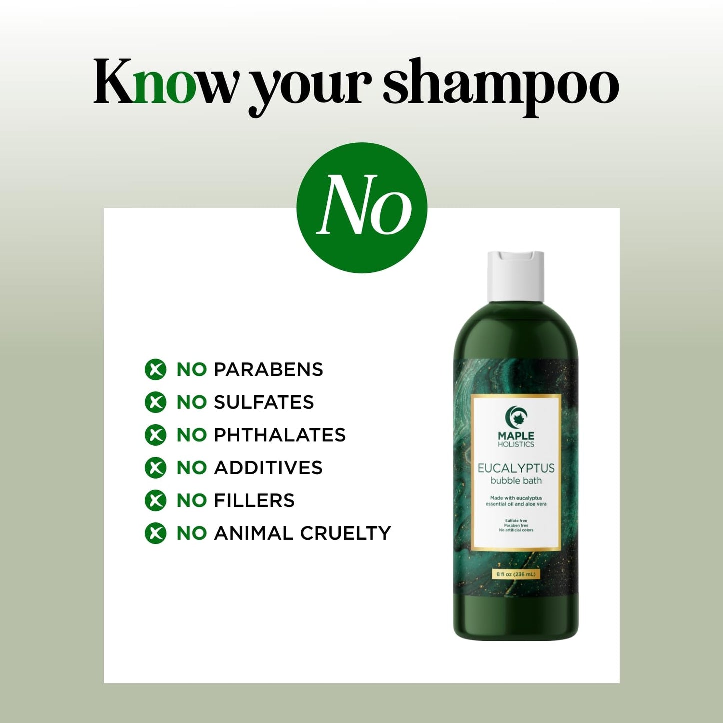 Premium Eucalyptus Bubble Bath Soap - Sulfate Free Adult Bubble Bath for Women and Men with Relaxing Essential Oils with Vitamin E - Foaming Bath Oil for Dry Skin Featuring Aromatherapy Oils