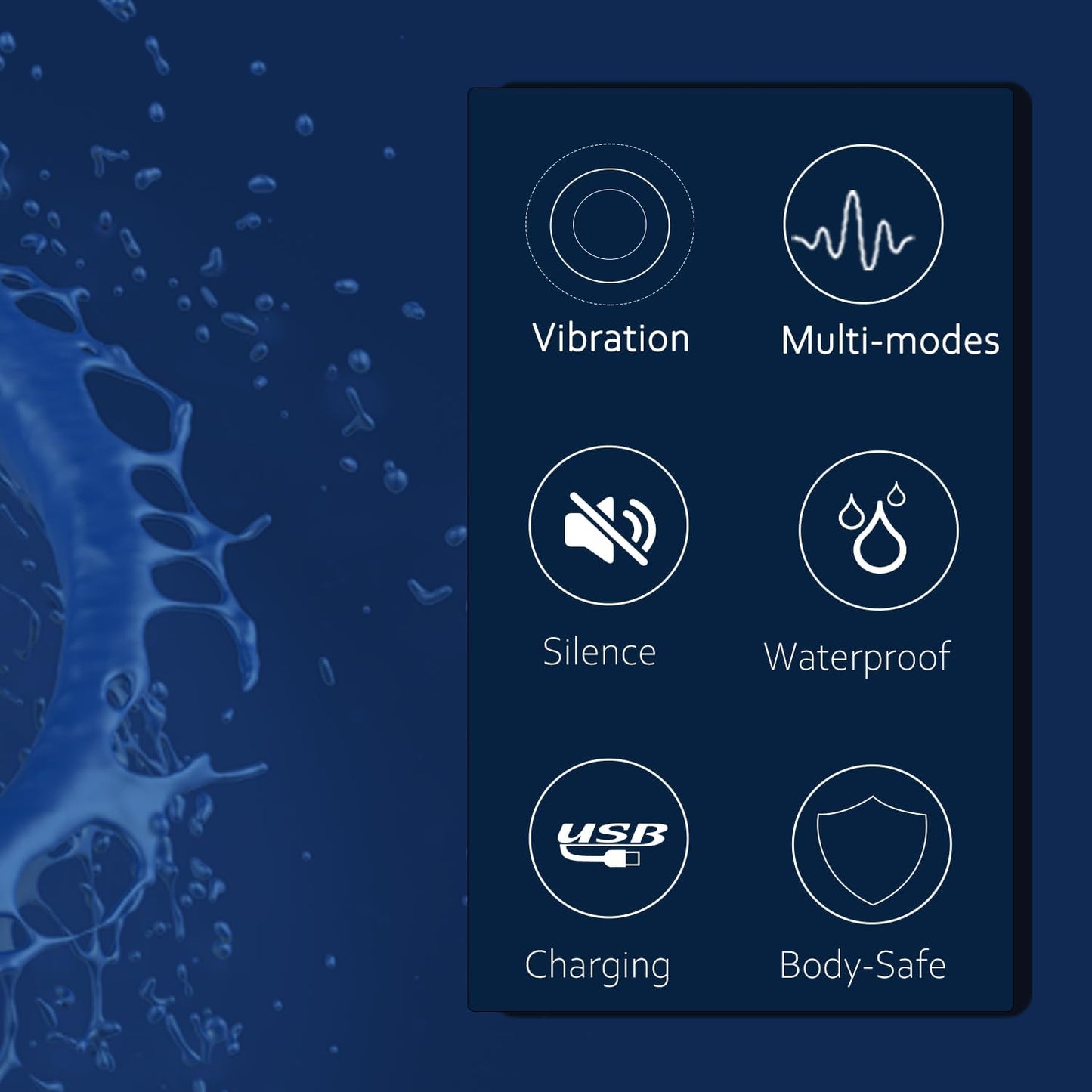 Personal Facial Massager, Neck Massager Face Back Massager Tool, Mini Electric Cordless Massager Multi-Function Modes Body Massager for Women Gift(Blue)