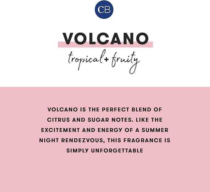 Capri Blue Modern Marble Reed Diffuser Set - Includes Reed Diffuser Sticks, Scented Oil & Glass Bottle - Luxury Scents for Bedroom Decor & Bathroom Air Freshener - Volcano (5.7 fl oz)