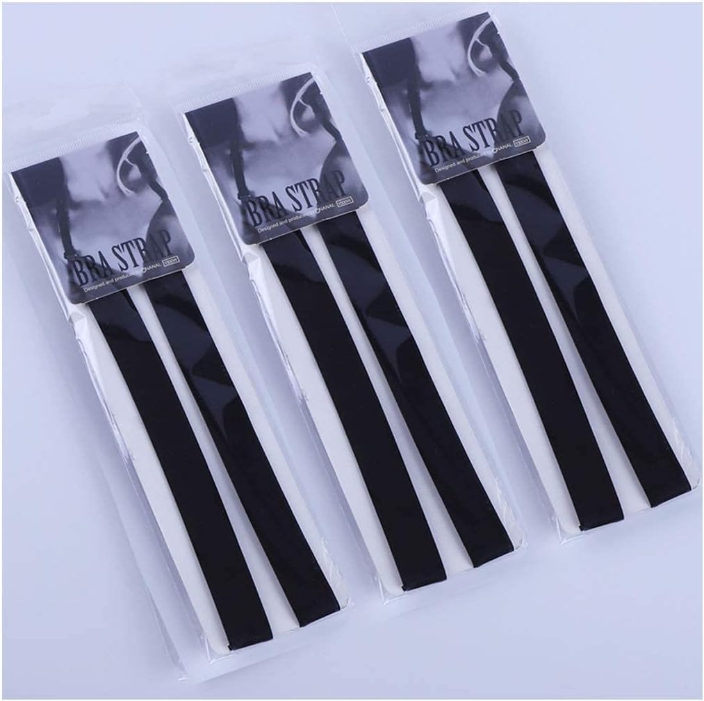 Magicmode 3 Pairs Bra Strap Replacement Elastic Adjustable Removable Multi Color