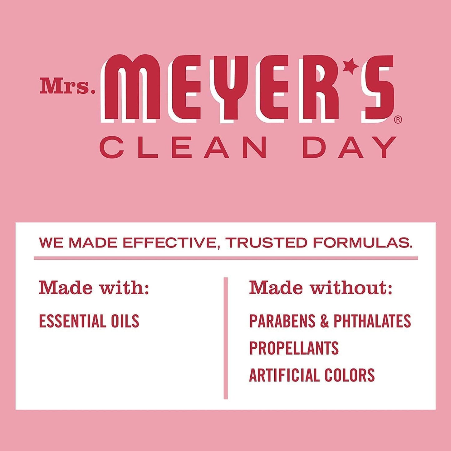Mrs. Meyer's Clean Day Peppermint Scent Room Freshener, Cruelty Free, 8 Ounce (Pack of 6)