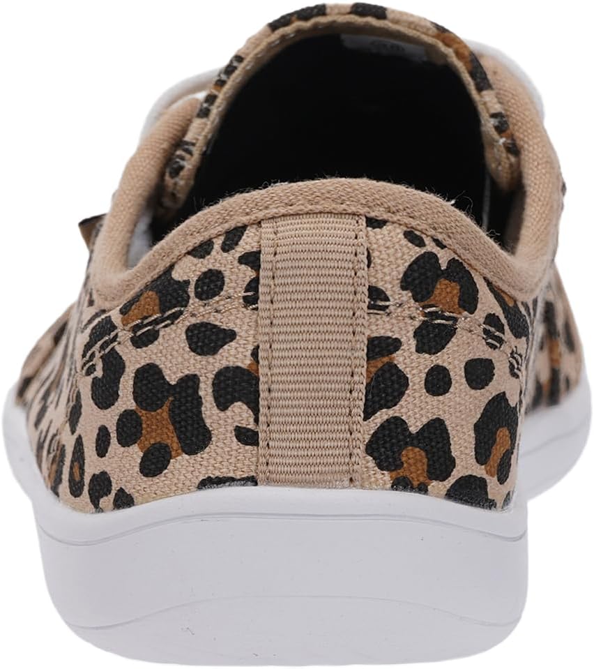 WHITIN Women's Canvas Barefoot Shoes | Wide Width Minimalist Sneakers | Classic Fit Low Top