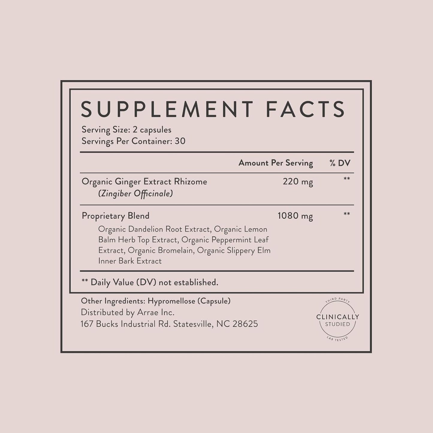 Arrae Fast-Acting Bloating Relief Digestive Enzymes, All Natural Bloat, Gas & Indigestion Relief Capsules, 60 Count