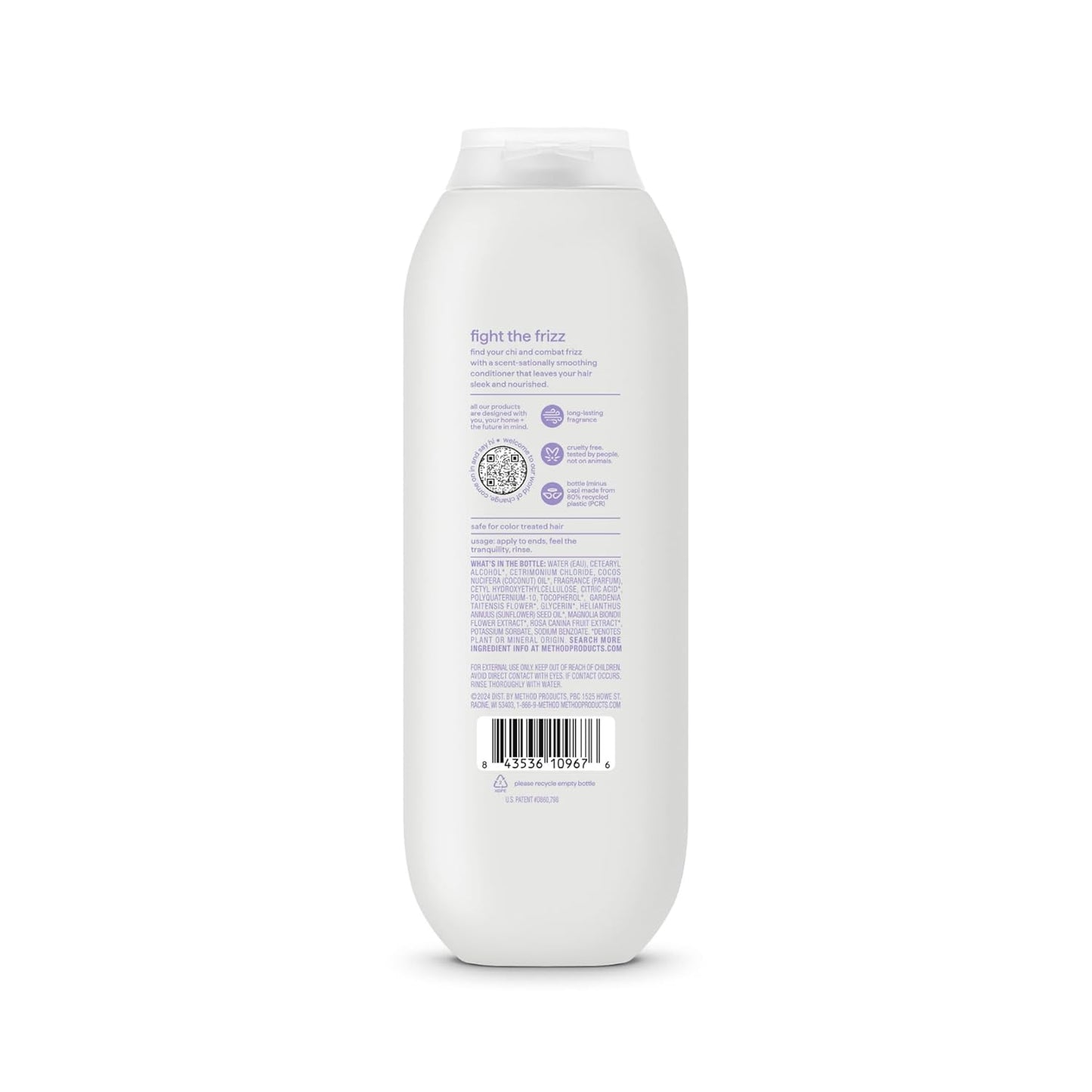 Method Smoothing Conditioner, Serene Escape, Magnolia + Rose Hip + Monoi Oil notes, 13.5oz
