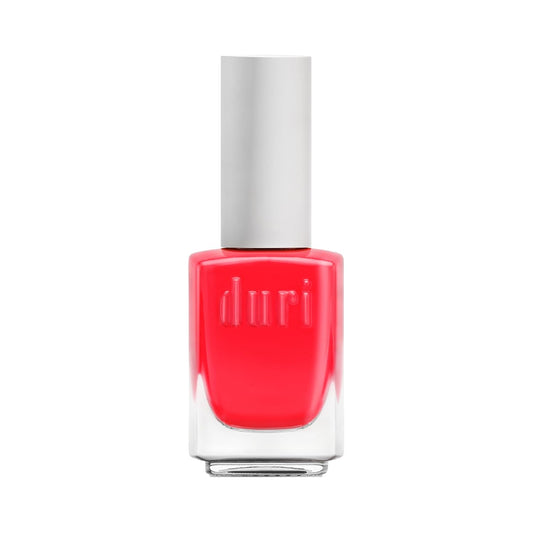 duri 161N Eruption Nail Polish, Neon Red Matte Finish, Full Coverage, Lasting, 0.45 Fl Oz