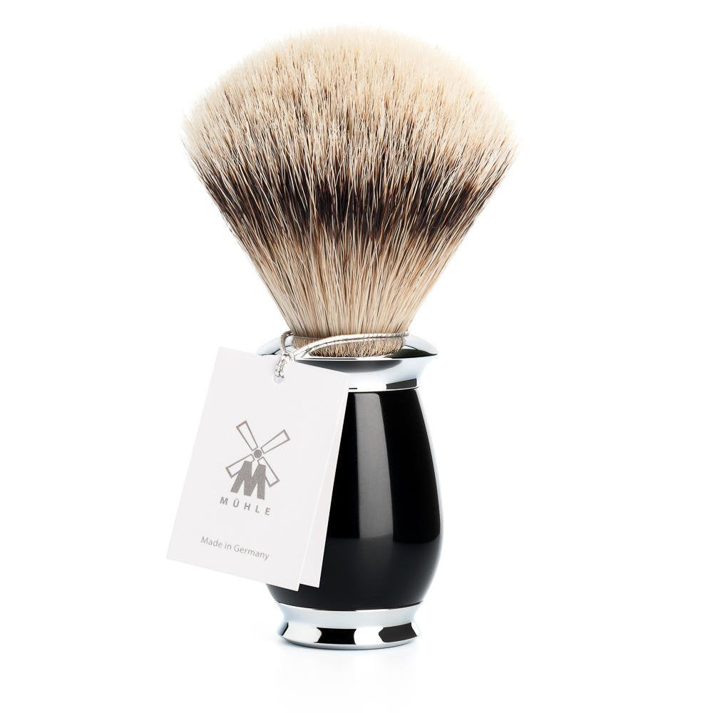 MÜHLE Purist Karelian Masur Birch Silvertip Badger Shaving Brush