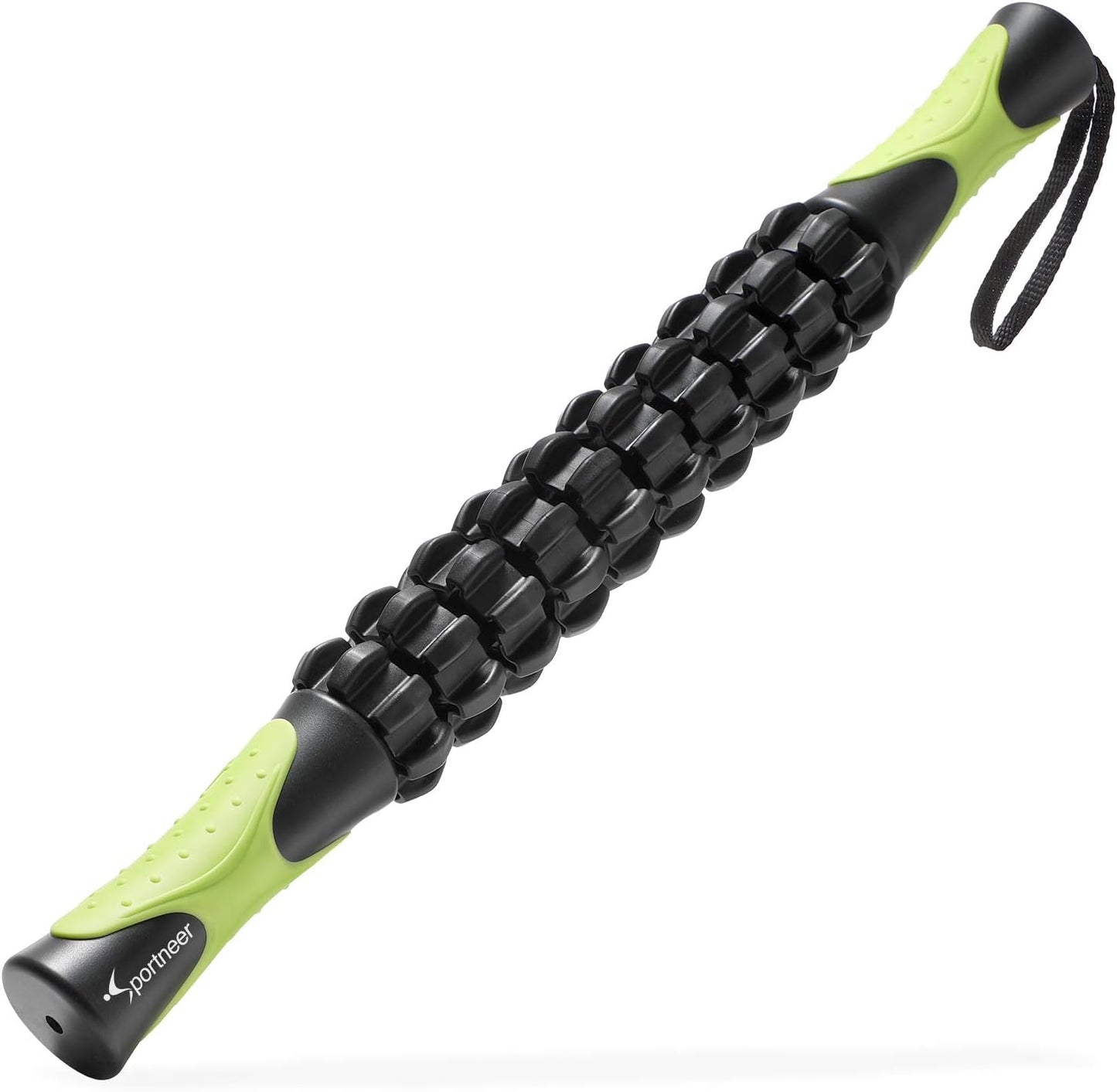 Sportneer Muscle Roller Stick – Deep Tissue Leg & Back Massager for Athletes, Relieves Soreness, Cramps & Tight Muscles – Upgraded Black