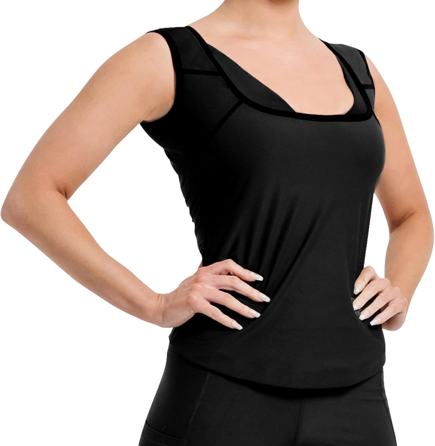 RDX Women’s Sauna Vest Heat Trapping Sweat Waist Trainer - Reach Oeko TEX 100 Certified Body Shaper