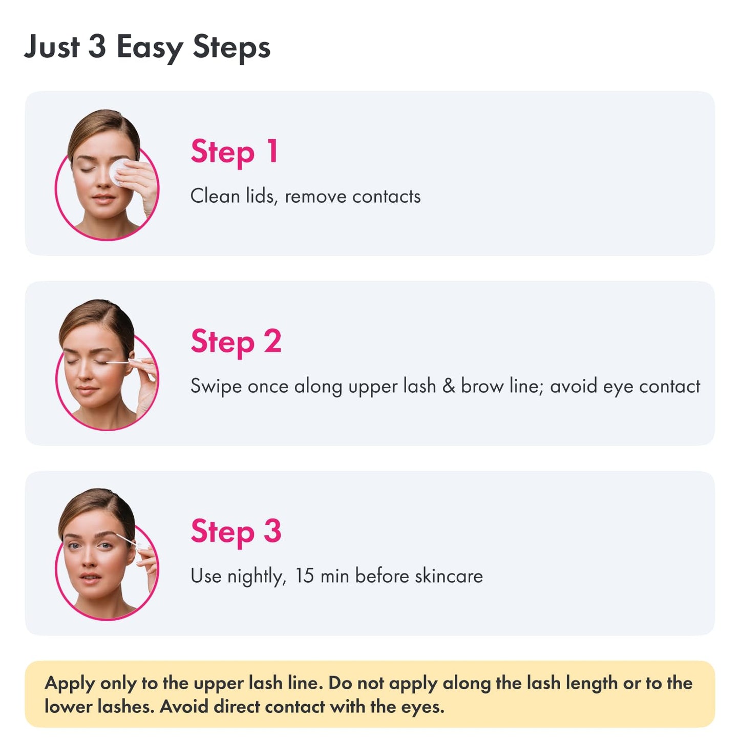 TOPLASH Eyelash Growth Serum - Innovative Formula for Longer, Thicker, Fuller Brows & Lashes - Natural, Cruelty-Free & Hypoallergenic - 0,05 Fl Oz(1,5 ml)