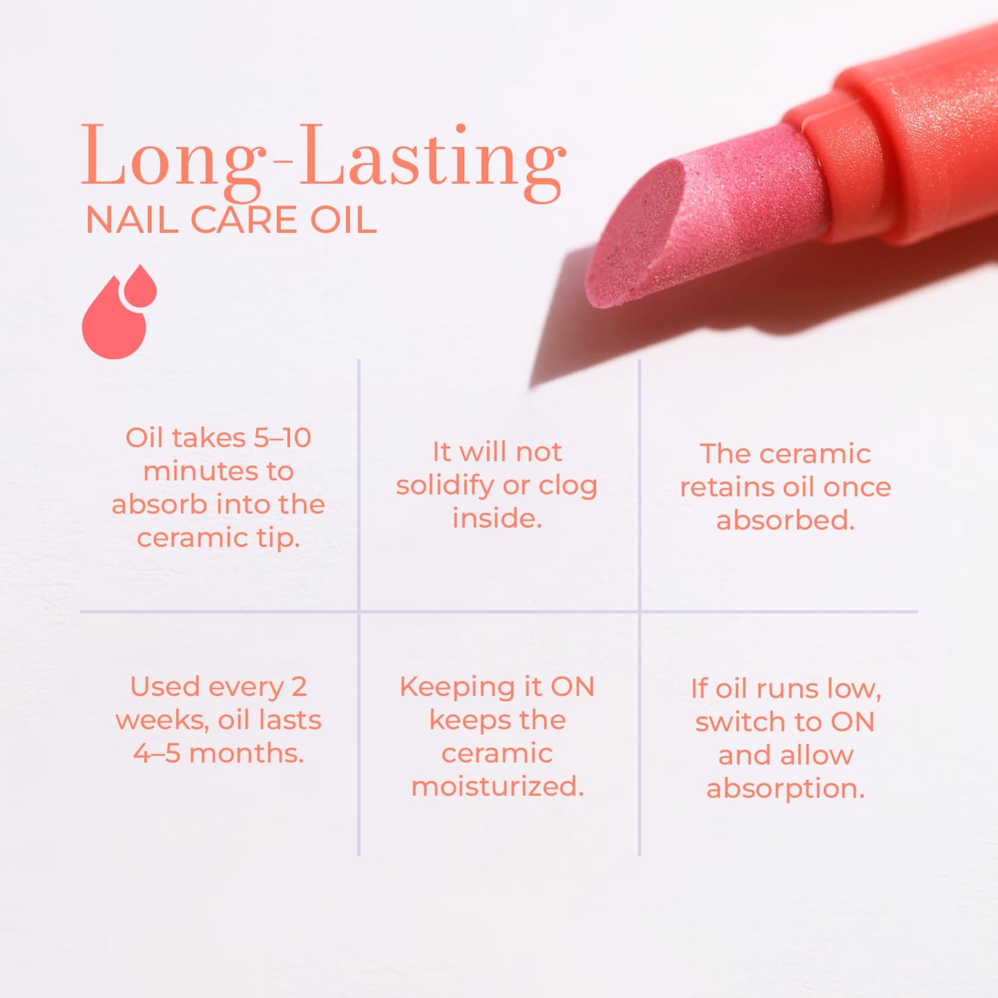 1PCS Ceramic Cuticle On/Off Oil Pusher Cuticle Pusher (Mint)