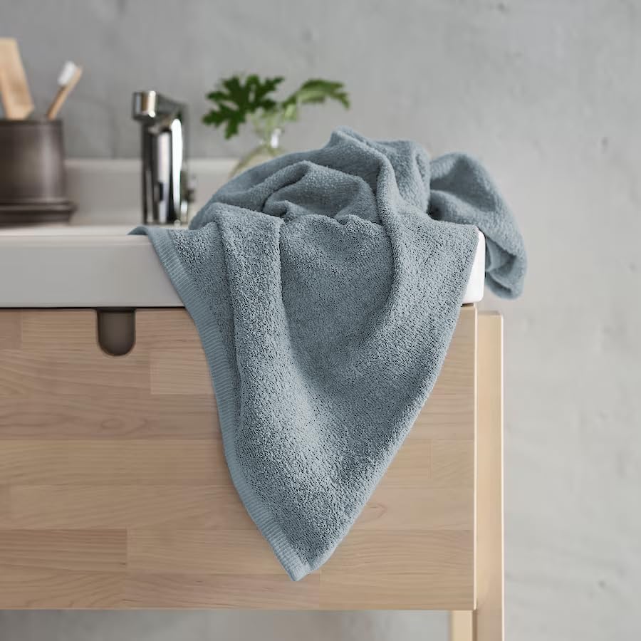 Delara 100% Organic Cotton Towels 650 GSM Plush Feather Touch Quick Dry Bath Towel, Pack of 4 GOTS Certified, Oeko-Tex Green Certified, Organic Cotton Bath Towel, 30"X58"