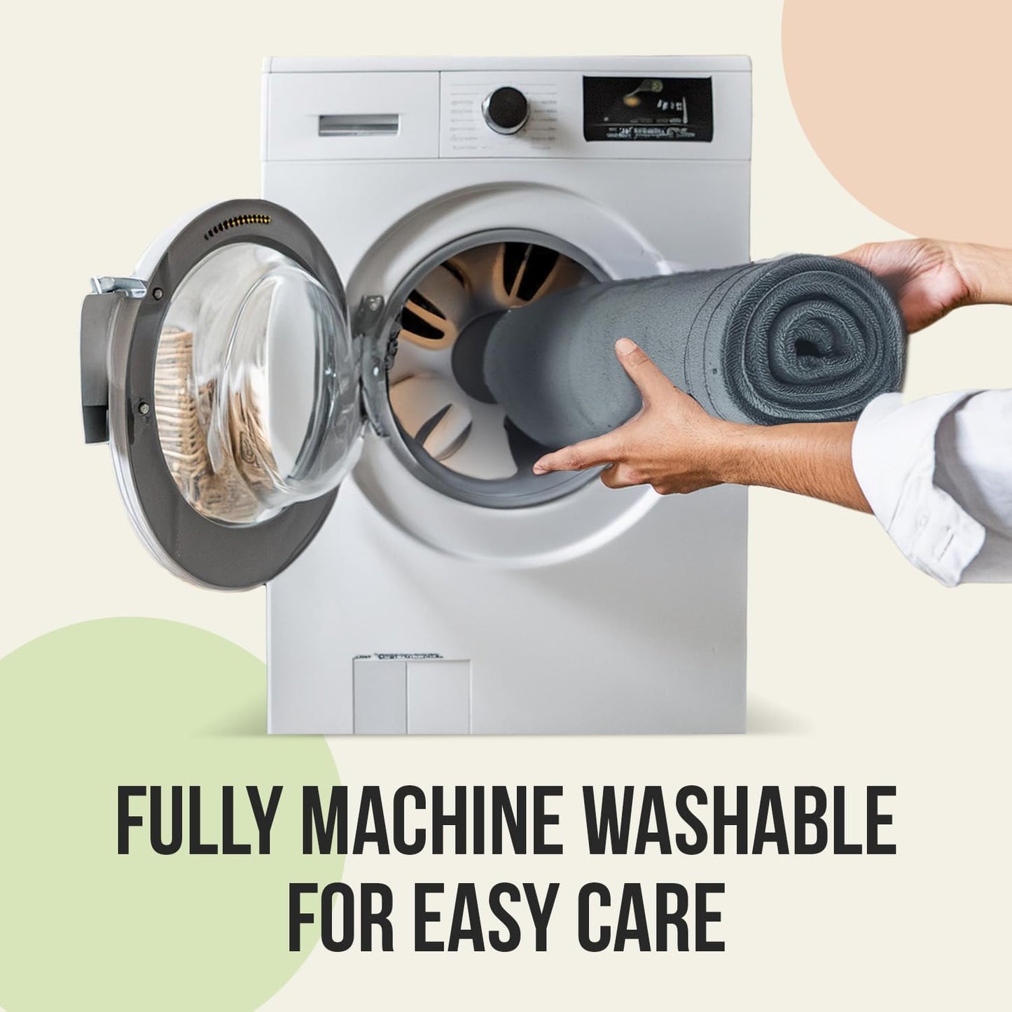 ITSOFT Memory Foam Bath Mat 24x16, Non Slip, Machine Washable, Quick Dry & Absorbent Rugs, Bath Mats for Bathroom Floor, Tub & Shower, Bathroom Rug, Spa Blue