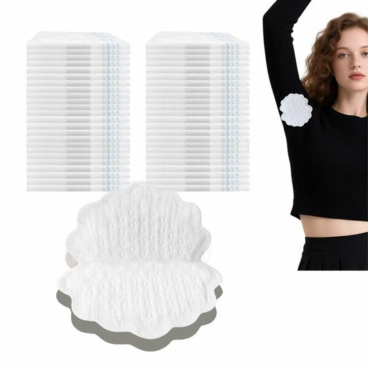 60 Pcs Underarm Sweat Pads for Women,Armpit Pads for Sweating Women, Disposable Underarm Sweat Pads, Armpit Sweat Pads for A Whole Day Protection .Sweat-Absorbing and Odorless White