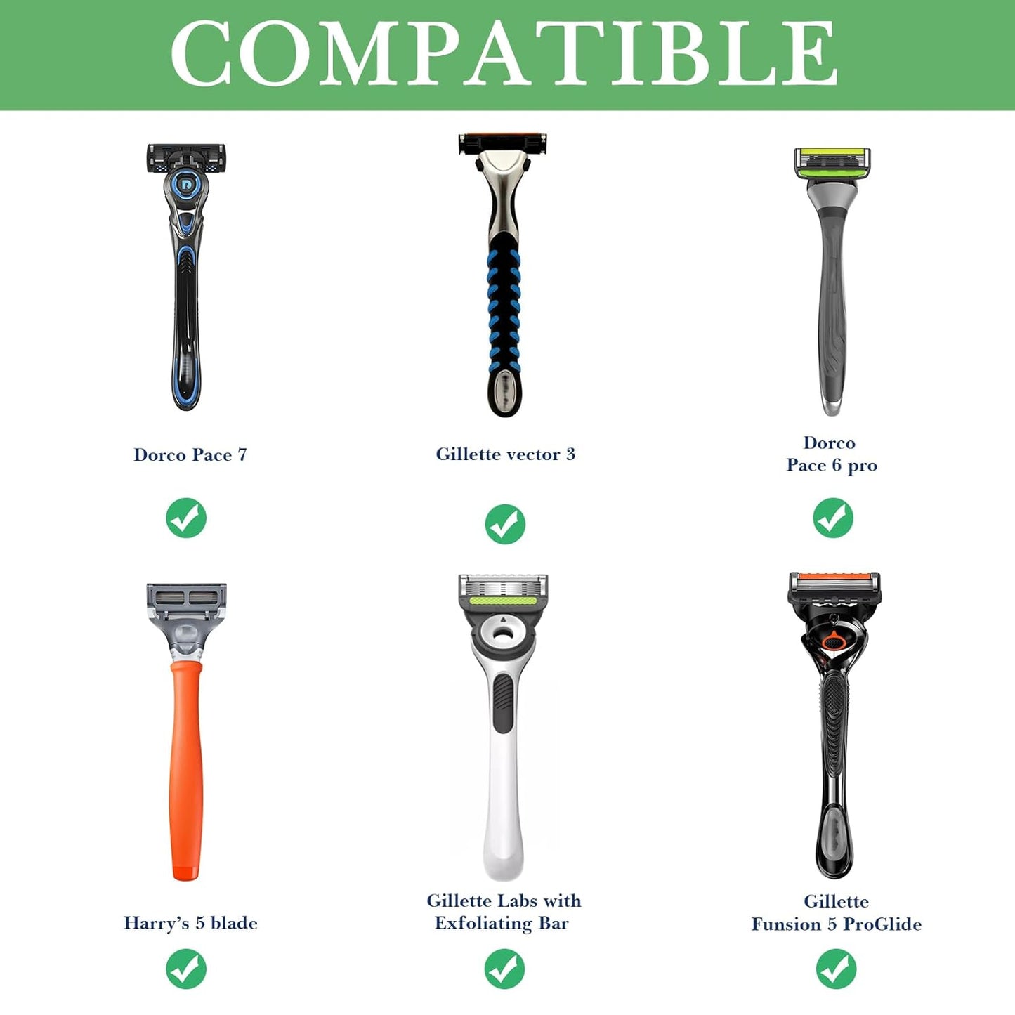 Linkidea Razor Case for Travel, Shaver Carrying Pouch for Men, Compatible with Gillette Mach 3, Sensor 3, MK-23C, Portable Storage Organizer (Brown)