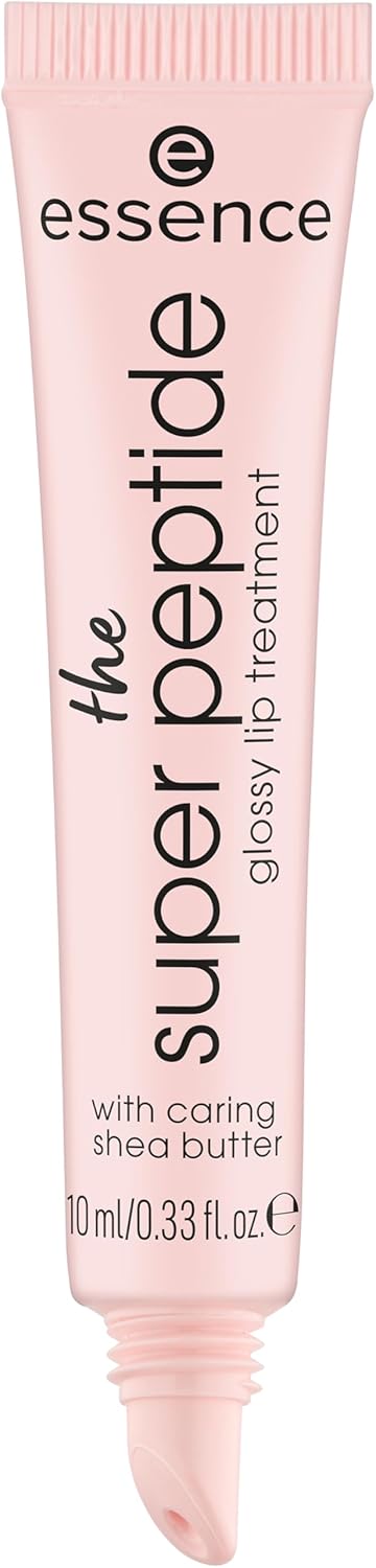 essence | The Super Peptide Glossy Lip Treatment | Hydrating, Nourishing and Non-Sticky | Vegan, Gluten Free and Cruelty Free (01 | Peptacular!)