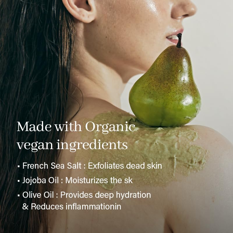 Arencia Fresh Cloud Sea Salt Body & Scalp Scrub (White) - Gentle Exfoliation for Softer, Refreshed Skin and Scalp, Korean Skin Care