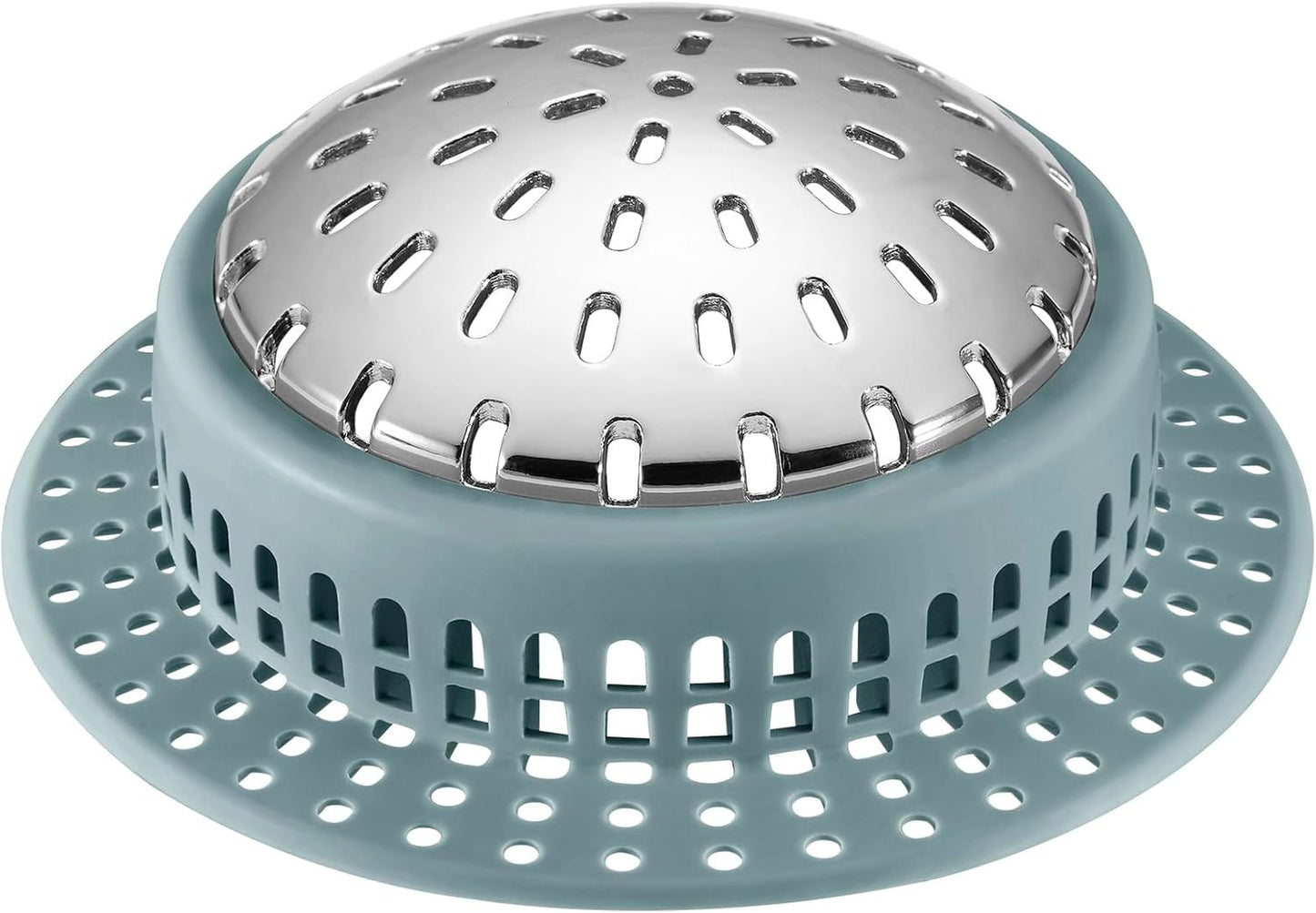 Shower Drain Hair Catcher, Shower Drain Cover, Bathtub Drain Hair Catcher for Pop-Up & Regular Drains