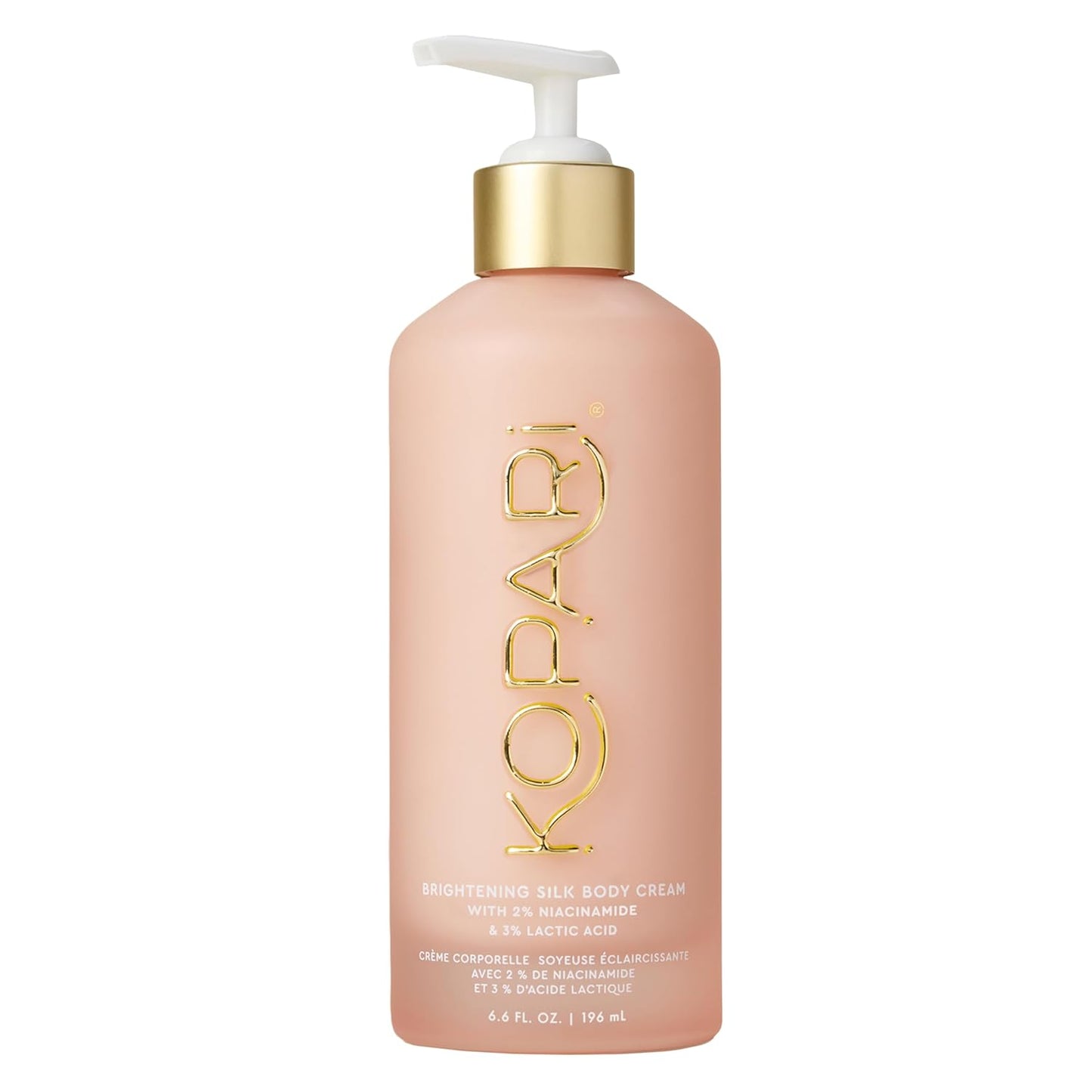 Kopari Brightening Silk Body Cream with 2% Niacinamide, AHAs & Kakadu Plum – Hydrating Body Lotion for Radiant, Even Skin Tone, Lightweight, Fast-Absorbing, Juicy Pink Guava Scent, 6.7 oz