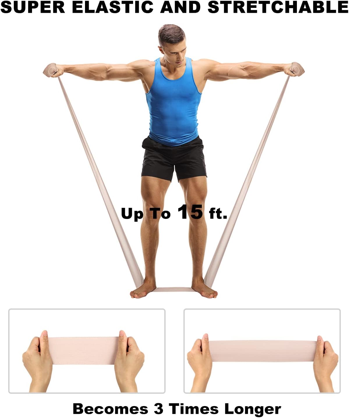 FRESINIDER Elastic Bandage Wrap 4 Pack(2 X 3 + 2 X 4 Wide Rolls) + 24 Clips | Stretch Compression Bandage Stretches up to 15ft | Ideal for Medical, Sports, Sprains, Calf, Ankle & Foot