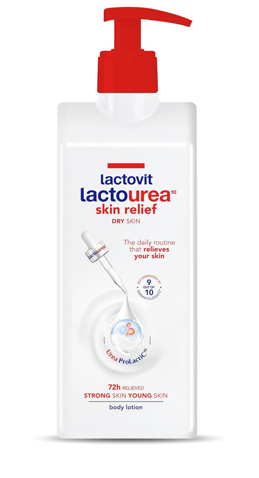Lactovit | Lactourea Body Lotion | Hydrating Moisturiser for Dry Skin | With Urea ProLactiC10 Complex, Lactic Acid & Pure Urea | Soft & Youthful Skin | Dermatologist Recommended | 400 ml