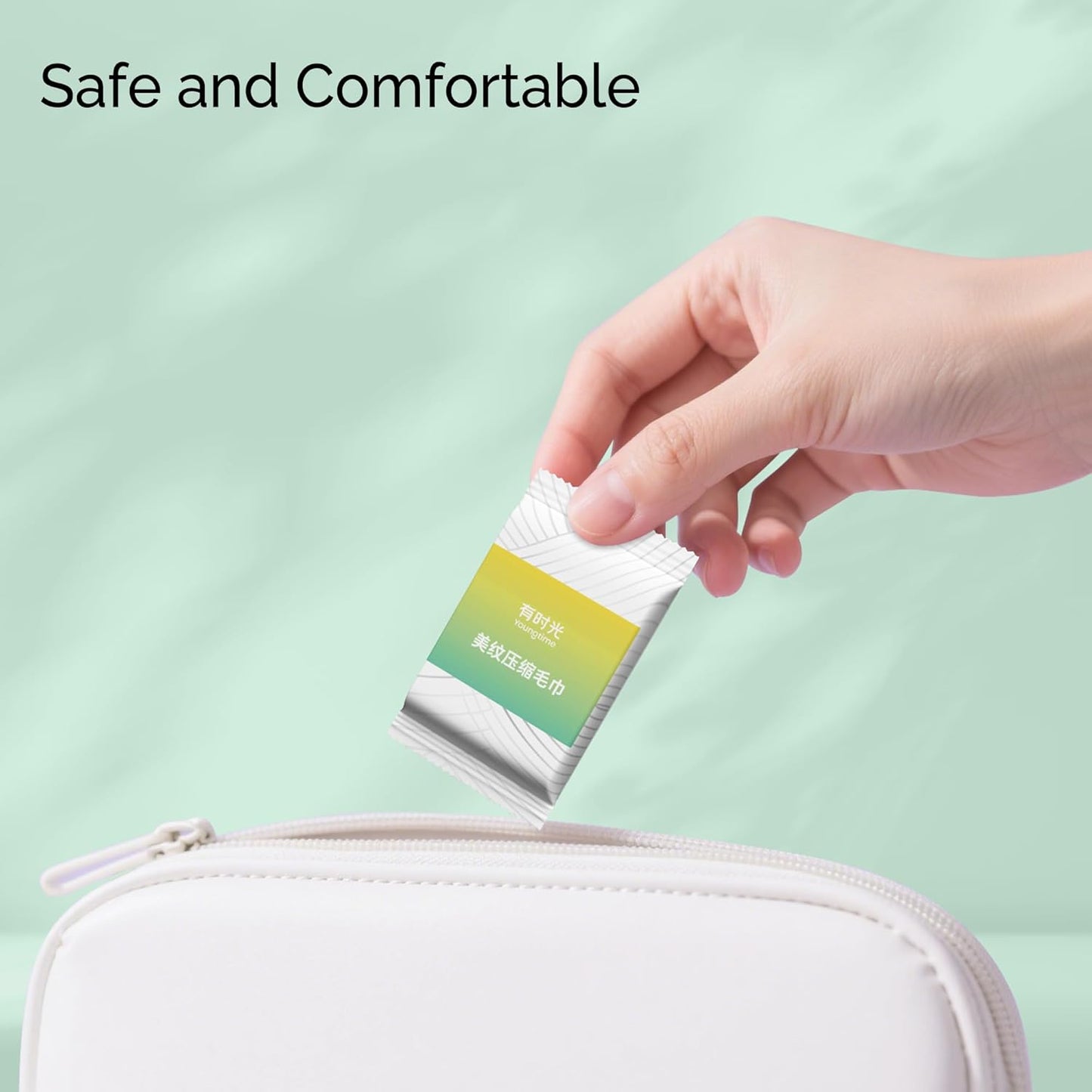 YOUNGTIME Mini Compressed Towels,Disposable Face Compressed Towel, Portable Compressed Coin Tissue for Travel,20 Pack