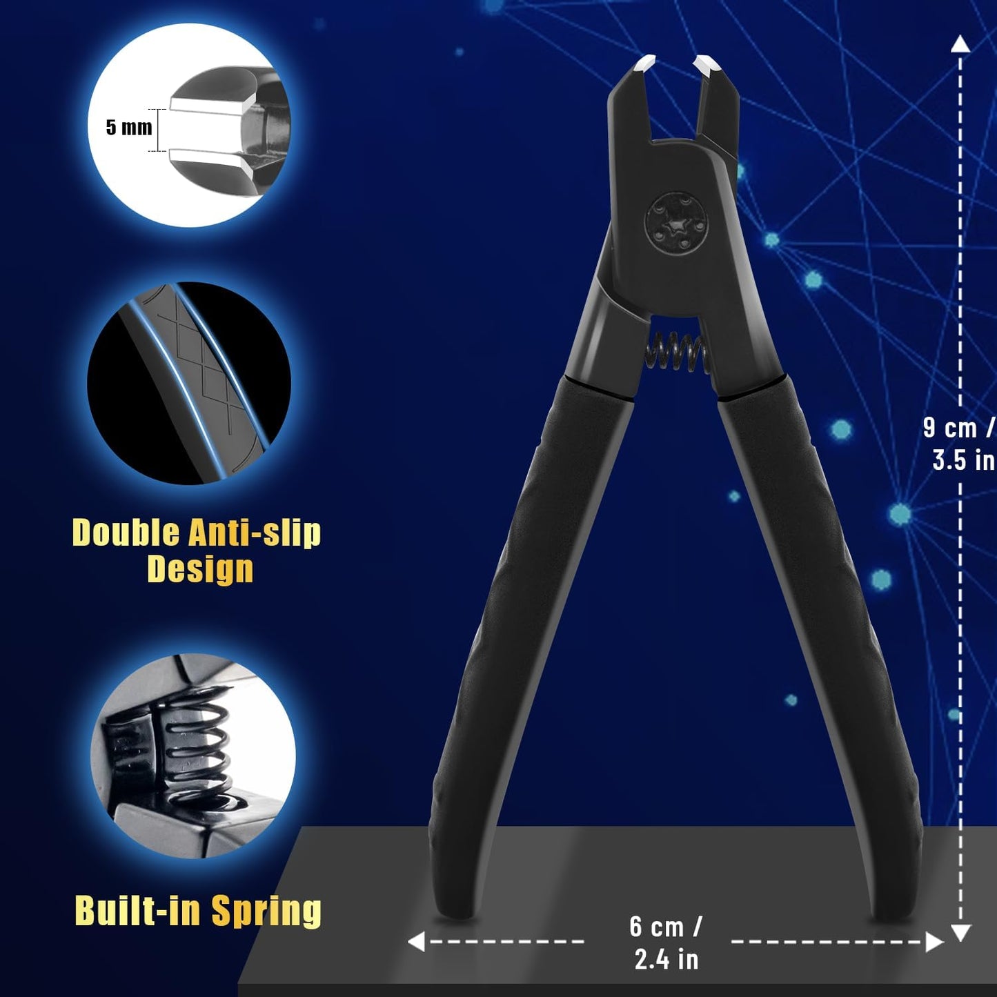 Professional Nail Clippers for Thick Toenails - Ultra Sharp, Anti-Slip Set With Long Handle for Men, Women and Seniors - Stainless Steel Large Clippers