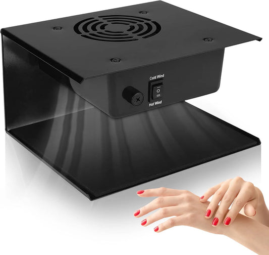 Nail Dryer Fan for Regular Polish 110V 300W Professional Nail Drying Fan with Hot and Cool Air for Hands and Feet Salon Air Nail Dryer Blower Fan for Manicure Salon and Home Use