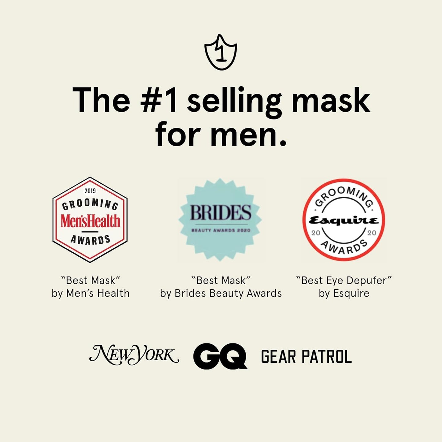 JAXON LANE BRO MASK Korean Face Mask for Men: Premium Mens Face Mask Skin Care & Facial Anti Aging Sheet Masks with Hydrogel, Vitamin C & E, Hydrating Hyaluronic Acid & Hydrolyzed Collagen (4 Pack)