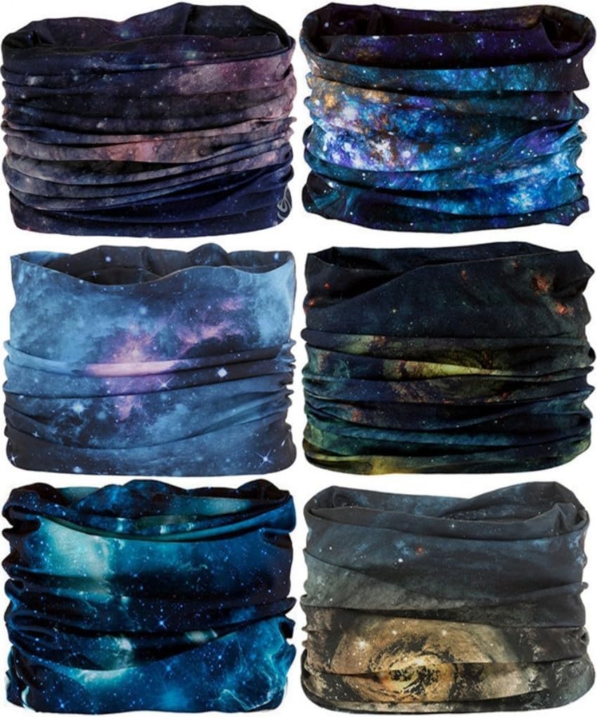Headband Neck Gaiter Head Wrap Headwear Face Mask Magic Scarf Bandana for Men and Women