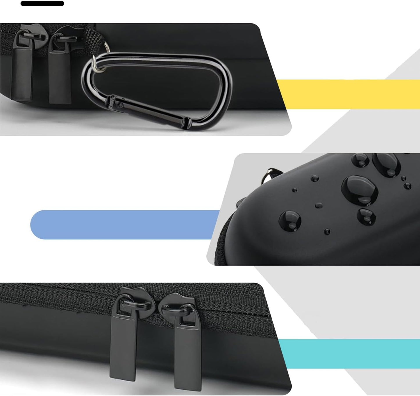 Razor Travel Case for Gillette Fusion5, Mach3, ProGlide Shield Men's Razor & Harrys, Shockproof Waterproof Case