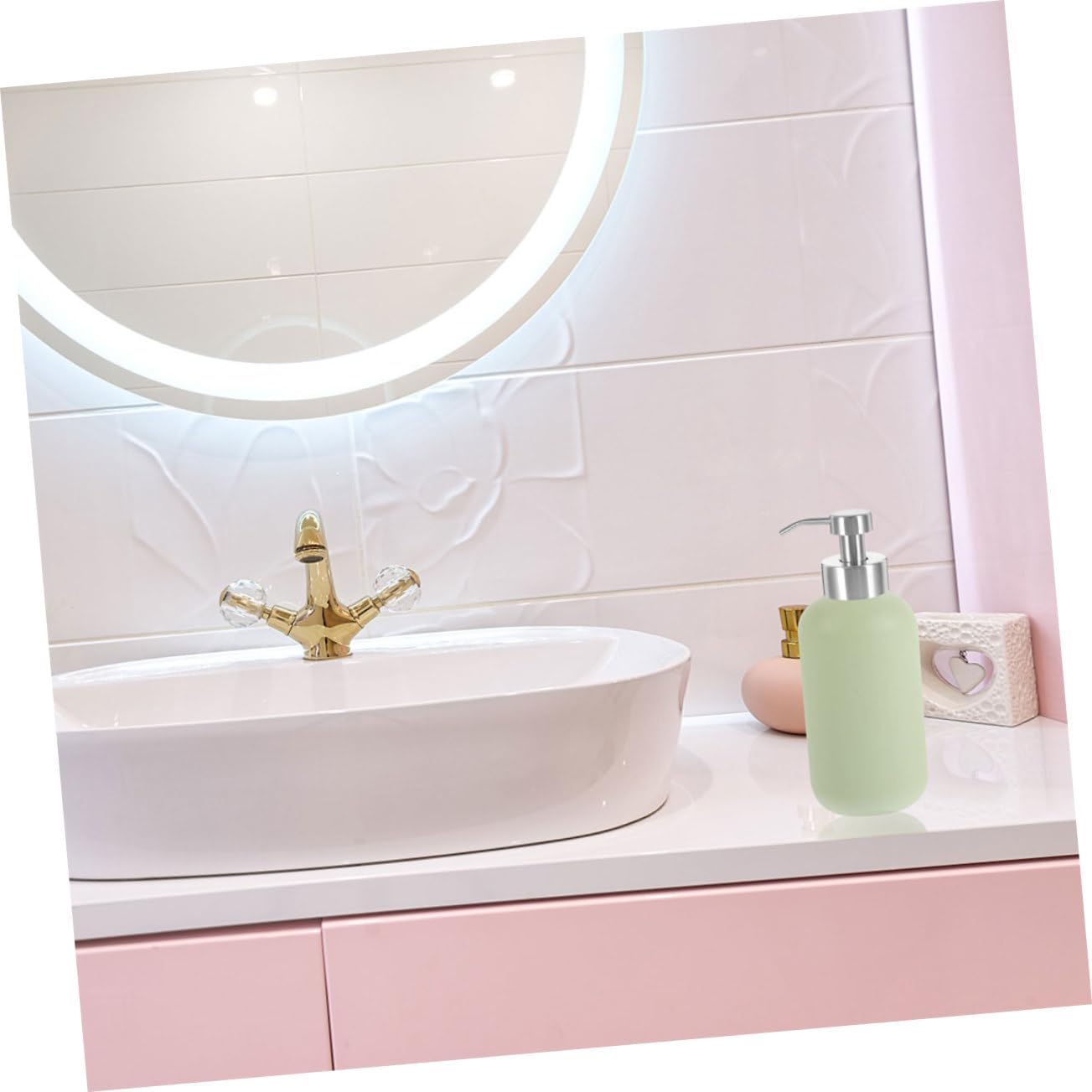 3pcs Foaming Soap Dispenser Pump Replacement Stainless Steel Shampoo and Lotion Bottle Pump Head Rust- Easy to Use for Bathroom and Kitchen