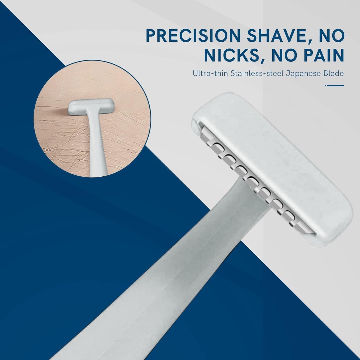 Eyebrow Razors for Men 6Pcs, Japanese Blades Precision Dermaplane Razors, Small Eyebrow Trimmer Set, Multipurpose Exfoliating Dermaplaning Tools for Peach Fuzz, Small Face Razors for Men and Women