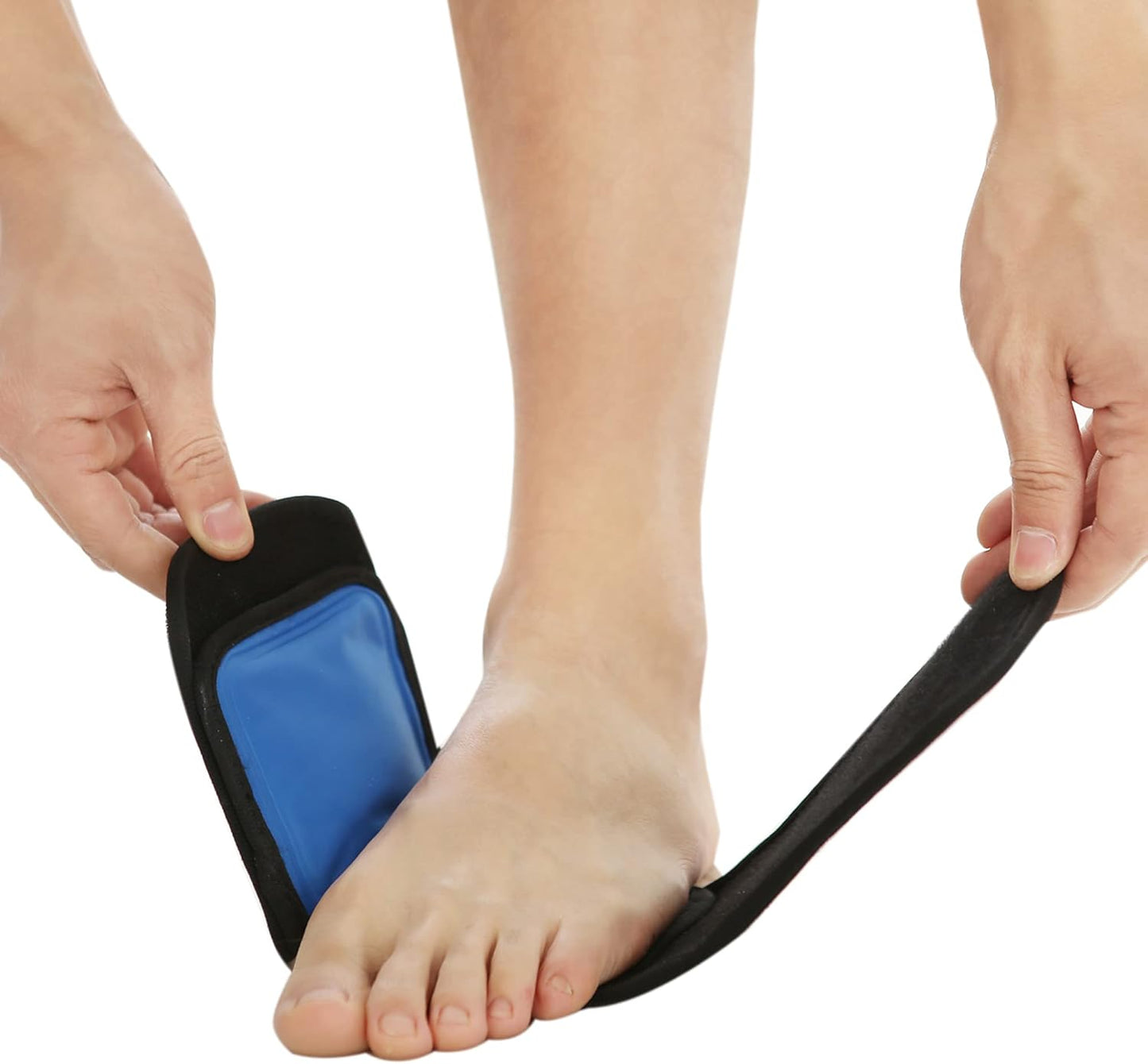 Cold & Hot Therapy Wrap, Reusable Gel Pack for Pain Relief. Great for Sprains, Muscle Pain, Bruises, Injuries, Etc. (Foot, Arm, Elbow, Ankle).